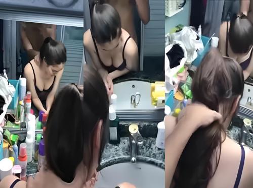 Bahkan saat kamu memakai riasan, kamu tidak merasa damai denganku, sayang