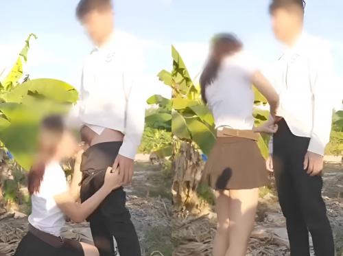 Saya bisa menanam sayuran di kebun pisang